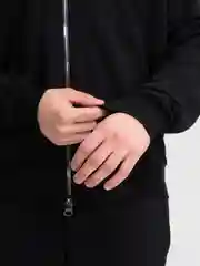 Черный костюм с худи