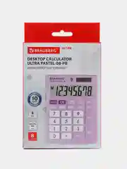 Калькулятор настольный электронный обычный Brauberg Ultra Pastel-08-pr, Компактный