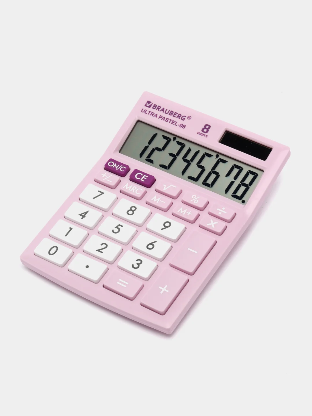 Калькулятор настольный электронный обычный Brauberg Ultra Pastel-08-pr, Компактный