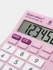 Калькулятор настольный электронный обычный Brauberg Ultra Pastel-08-pr, Компактный