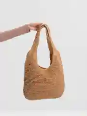 Коричневый соломенная сумка