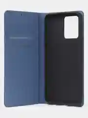 Синий чехол-книжка для Realme 9 (4G) / Realme 9 Pro Plus из нубука Super Creative