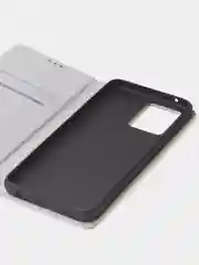 Тёмно-серый чехол-книжка для Realme 9 (4G) / Realme 9 Pro Plus из нубука Super Creative