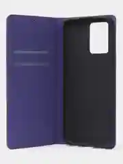 Фиолетовый чехол-книжка для Realme 9 (4G) / Realme 9 Pro Plus из нубука Super Creative