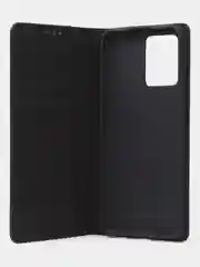 Черный чехол-книжка для Realme 9 (4G) / Realme 9 Pro Plus из нубука Super Creative