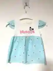 Лазурный платье детское с коротким рукавом