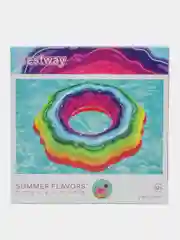 Надувной круг для плавания Rainbow Ribbon, d=115 см, от 12 лет