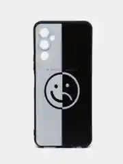 Золотистый хаки силиконовый чехол для Tecno Pova 4, с принтом, с рисунком (Техно Пова 4)
