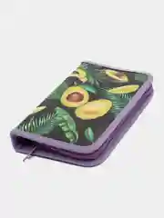 Черный пенал школьный аниме, 1 секция, 115 х 205 х 30 мм