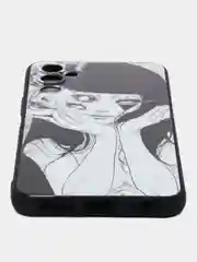 Белый силиконовый чехол для Tecno Pova 4, с принтом, с рисунком (Техно Пова 4)