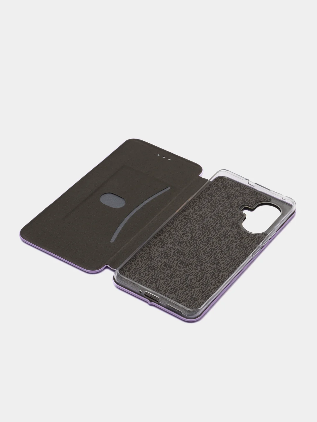 Сиреневый чехол-книжка для Realme 10 Pro Plus / 10 Pro+ (Реалми 10 Про Плюс)