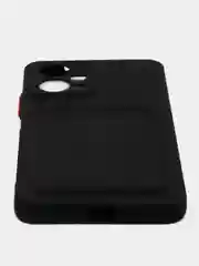 Черный чехол для Xiaomi Redmi Note 12 5G / POCO X5 5G (Нот 12 / Поко Х5), с карманом для карт