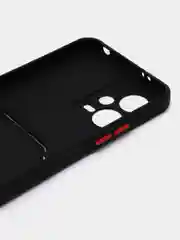 Черный чехол для Xiaomi Redmi Note 12 5G / POCO X5 5G (Нот 12 / Поко Х5), с карманом для карт