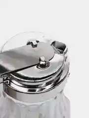 Сахарница с дозатором стеклянная, кувшинчик, 11 х 9 х 7 см