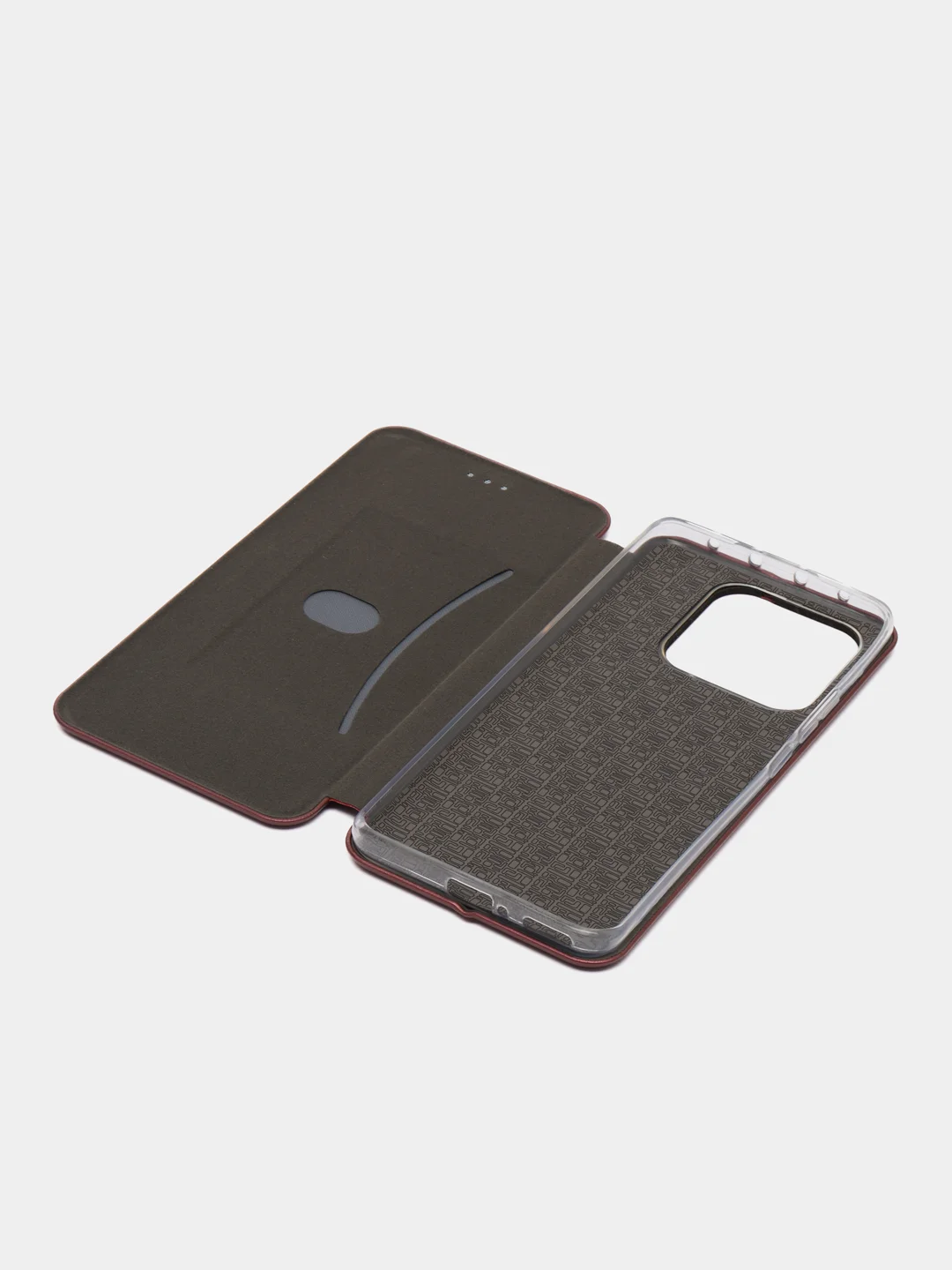 Багровый чехол-книжка для Xiaomi 13 Pro