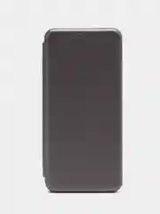 Серый чехол-книжка Infinix Smart 6 Plus X6823C (Инфиникс Смарт 6 Плюс)