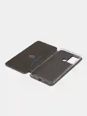 Серый чехол-книжка Infinix Smart 6 Plus X6823C (Инфиникс Смарт 6 Плюс)