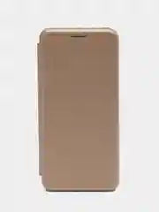 Золотой чехол-книжка Infinix Smart 6 HD / Инфиникс Смарт 6 ХД