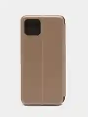 Золотой чехол-книжка Infinix Smart 6 HD / Инфиникс Смарт 6 ХД