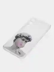 Алый силиконовый чехол для Tecno Pova 4, с принтом, с рисунком (Техно Пова 4)