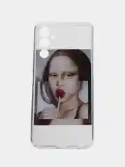 Багровый силиконовый чехол для Tecno Pova 4, с принтом, с рисунком (Техно Пова 4)