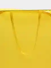 Желтый корзина складная для хранения игрушек, с крышкой и ручками