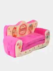 Приглушённый хаки детский диванчик, раскладной