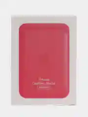 Красный картхолдер (держатель для карт) из исскуственной кожи Mag Safe для iPhone