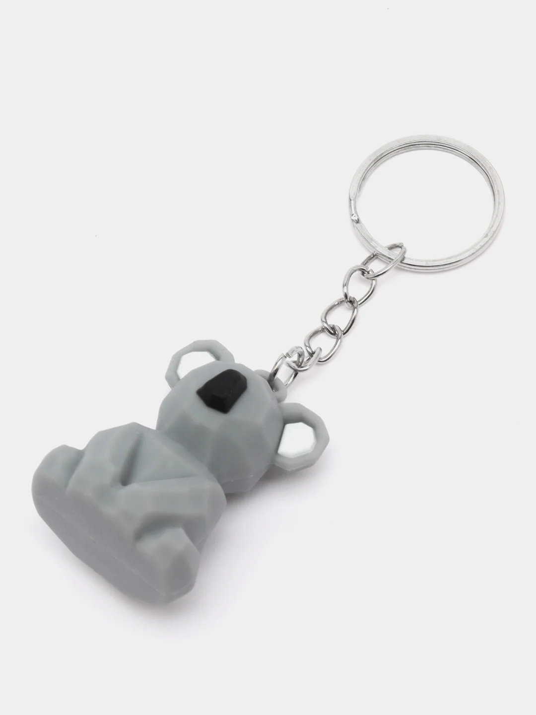 Серый брелок "Коала" 4,5 х 3,3 х 2,3 см