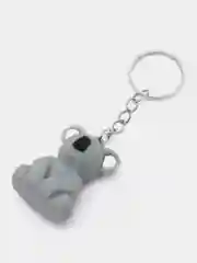 Серый брелок "Коала" 4,5 х 3,3 х 2,3 см