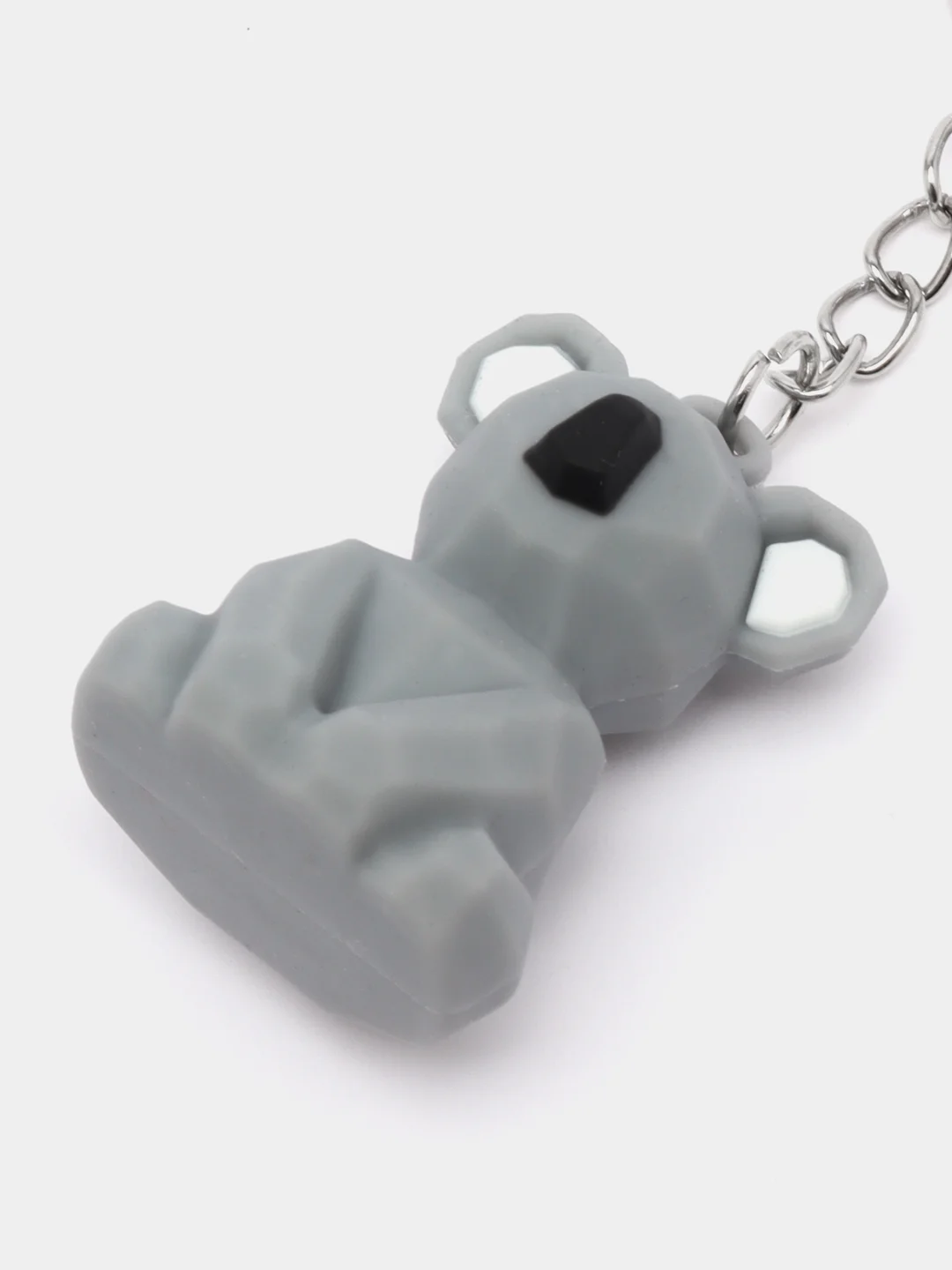 Серый брелок "Коала" 4,5 х 3,3 х 2,3 см