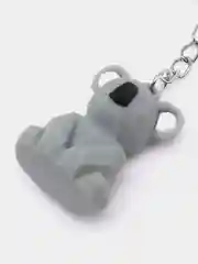Серый брелок "Коала" 4,5 х 3,3 х 2,3 см
