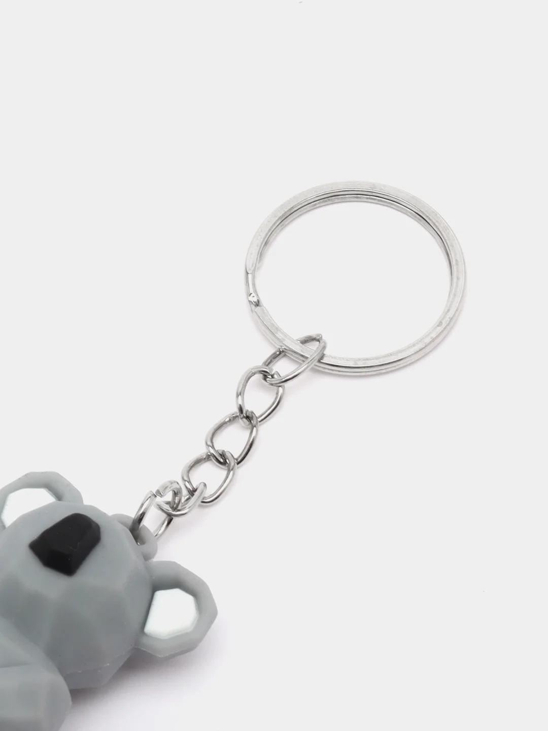 Серый брелок "Коала" 4,5 х 3,3 х 2,3 см