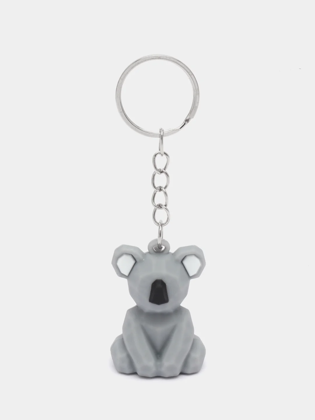 Серый брелок "Коала" 4,5 х 3,3 х 2,3 см