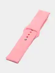 Пастельно-коралловый силиконовый ремешок для Xiaomi Amazfit Bip / Huawei / Samsung, 20 мм / 22 мм, с кнопкой