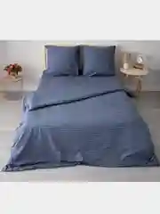 Светло-синий комплект постельного белья Cotton Nights Sweet Dreams, хлопок