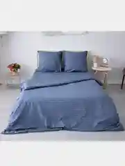 Светло-синий комплект постельного белья Cotton Nights Sweet Dreams, хлопок