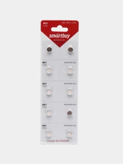 Батарейки Smartbuy AG1 (364, SR621SW, SR60, LR621) для часов