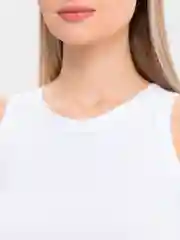 Белый топ женский, спортивный, укороченный