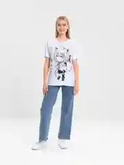 Белый футболка Аниме