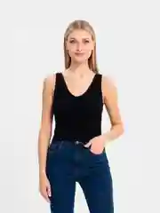 Черный топ женский базовый, кроп топ, майка