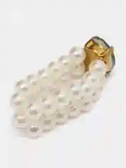 Зеленый кольца бусы