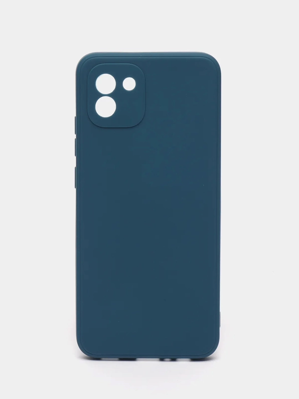 Силиконовый чехол Samsung Galaxy A03 (Самсунг Галакси А03) прозрачный