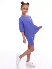 Комплект для девочки, костюм для девочки: велосипедки и футболка