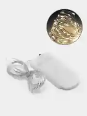 Лимонный новогодняя светодиодная гирлянда на батарейках