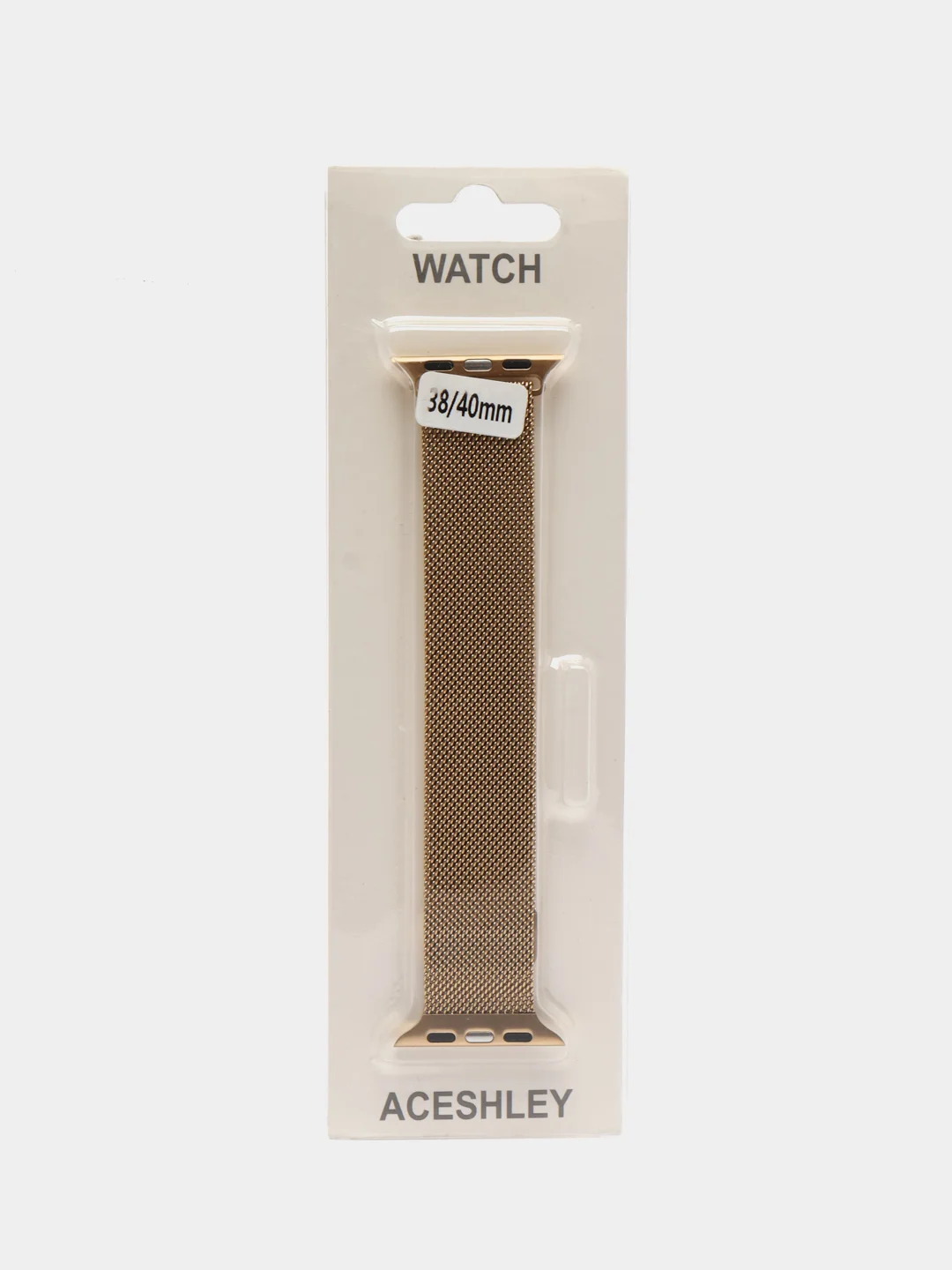 Золотой металлический стальной ремешок браслет для Apple Watch 38/40 mm, Миланская петля