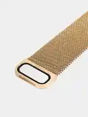Золотой металлический стальной ремешок браслет для Apple Watch 38/40 mm, Миланская петля