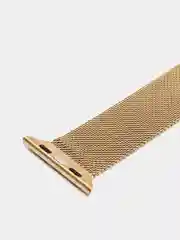 Золотой металлический стальной ремешок браслет для Apple Watch 38/40 mm, Миланская петля