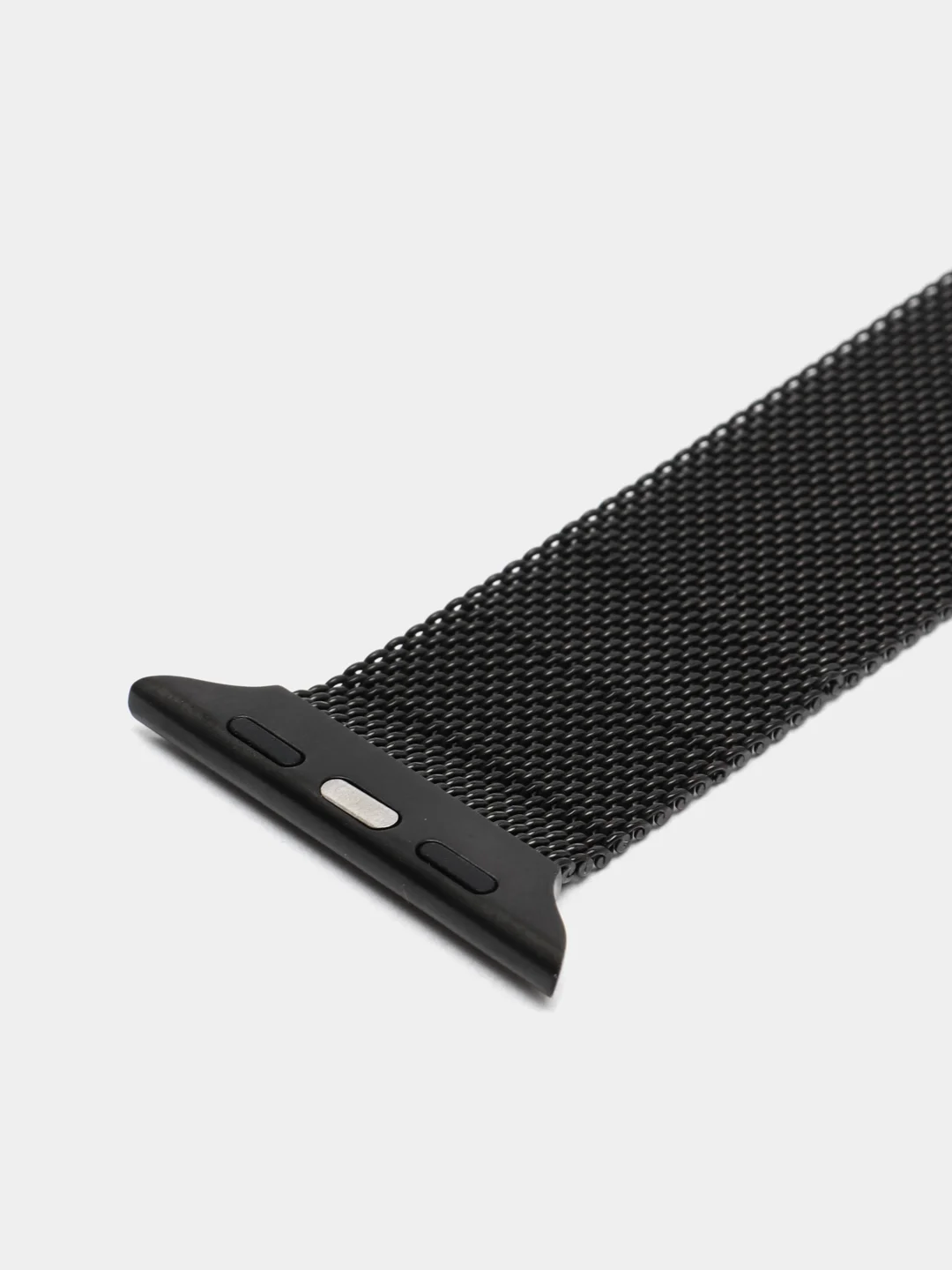 Черный металлический стальной ремешок браслет для Apple Watch 38/40 mm, Миланская петля
