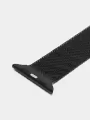 Черный металлический стальной ремешок браслет для Apple Watch 38/40 mm, Миланская петля